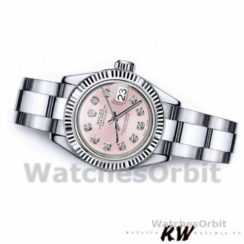 Rolex Datejust 116234 Mother of Pearl Pink Diamond Dial 36mm Lady Replica Watch