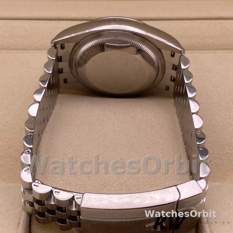 Rolex Datejust 126200 Blue Index Dial Jubilee Stainless Steel 36MM Unisex Replica Watch