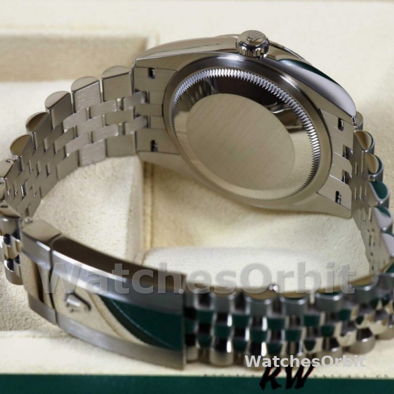 Rolex Datejust 126234 Olive Green Palm Motif Dial 36MM Unisex Replica Watch