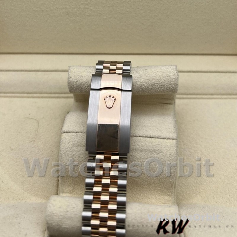 Rolex Datejust 126301 Rose Gold Chocolate Brown Index Dial 41MM Mens Replica Watch