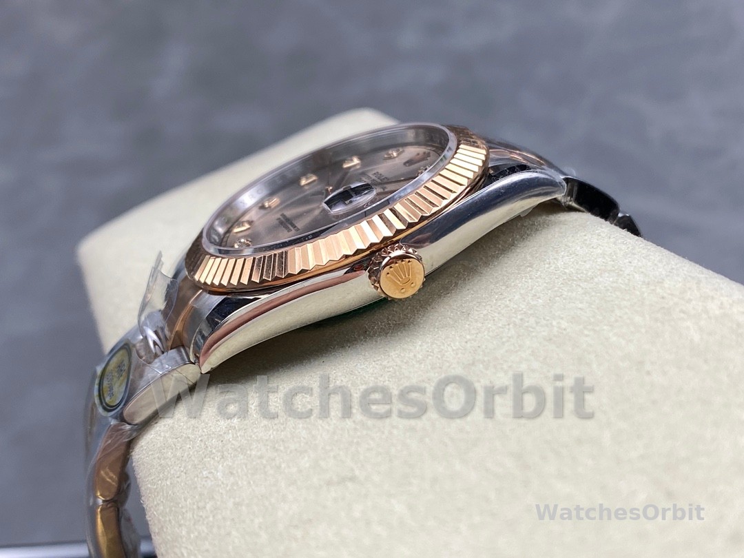 Rolex Datejust 126331 0007 Sundust Diamond Oyster 41mm Steel and Everose Gold Watch