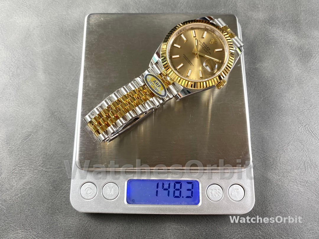 Rolex Datejust 126333 0010 Champagne Index Jubilee 41mm Two Tone Steel
