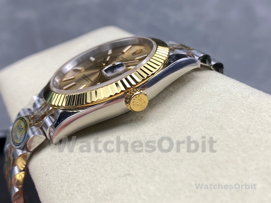 Rolex Datejust 126333 0010 Champagne Index Jubilee 41mm Two Tone Steel
