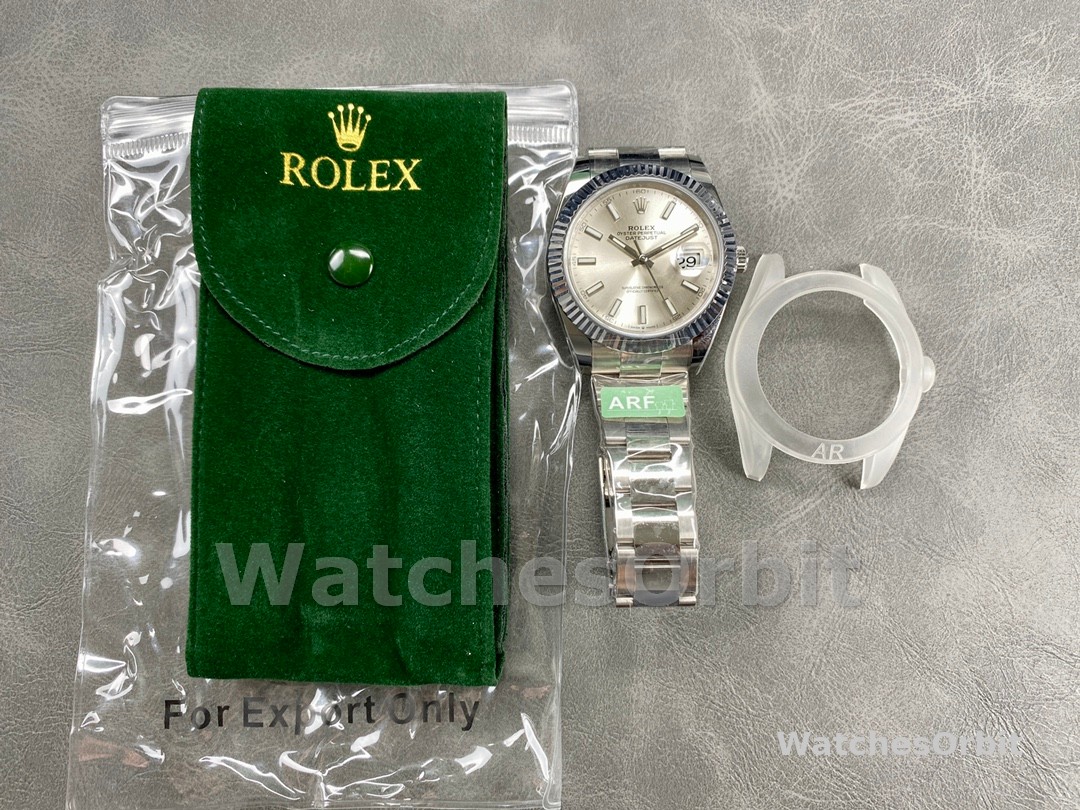 Rolex Datejust 126334 0003 Fluted Bezel Silver Dial 41MM Mens Replica Watch