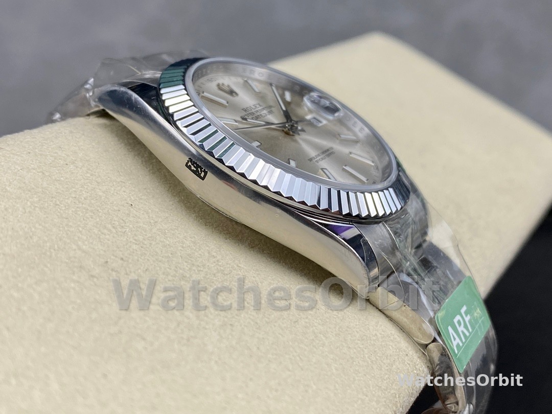 Rolex Datejust 126334 0003 Fluted Bezel Silver Dial 41MM Mens Replica Watch