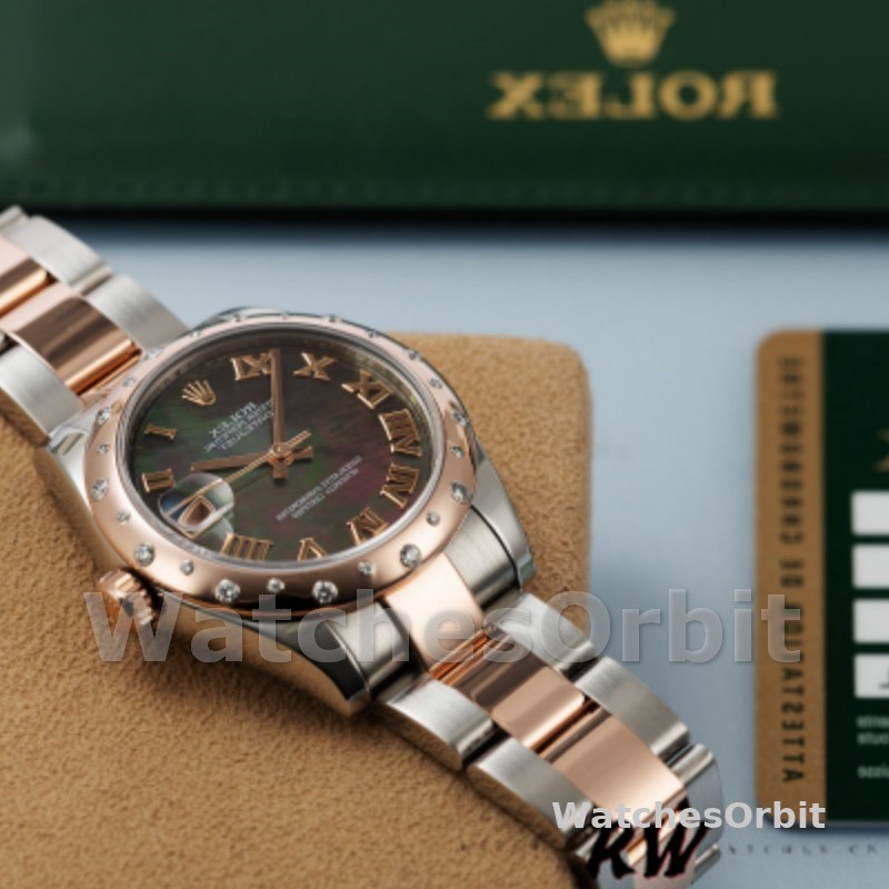 Rolex Datejust 178341 Black Mother of Pearl Dial 31MM Lady Replica Watch