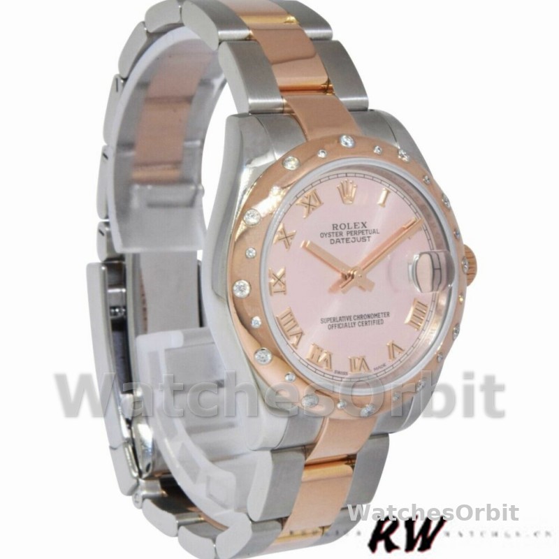 Rolex Datejust 178341 Pink Roman Numeral Dial 31MM Lady Replica Watch