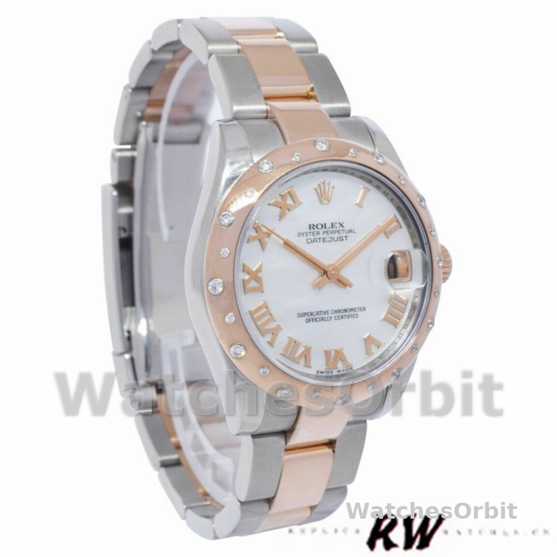 Rolex Datejust 178341 White Mother of Pearl Dial 31MM Lady Replica Watch
