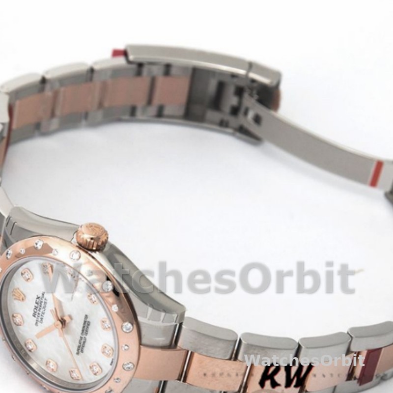 Rolex Datejust 178341 White Mother of Pearl Diamonds Dial 31MM Lady Replica Watch