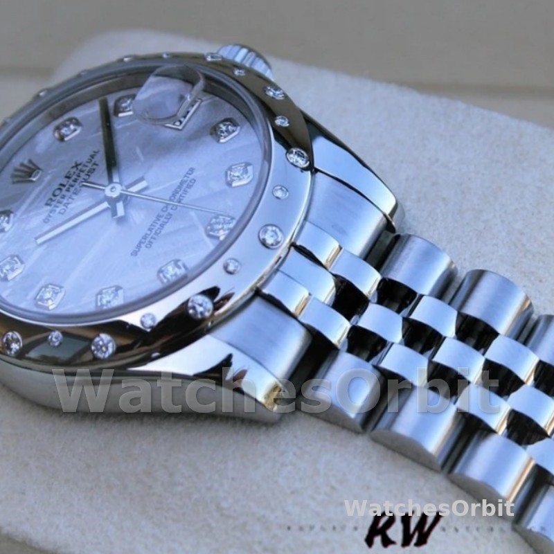 Rolex Datejust 178344 Meteorite Grey Dial 31MM Lady Replica Watch