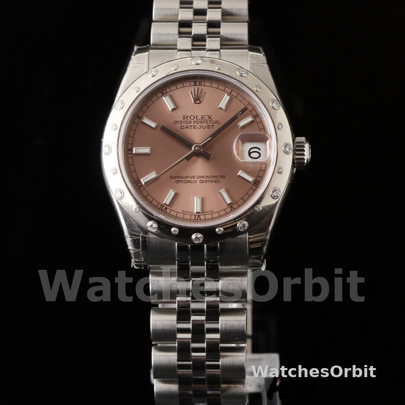 Rolex Datejust 178344 Pink Dial Jubilee Bracelet 31MM Lady Replica Watch