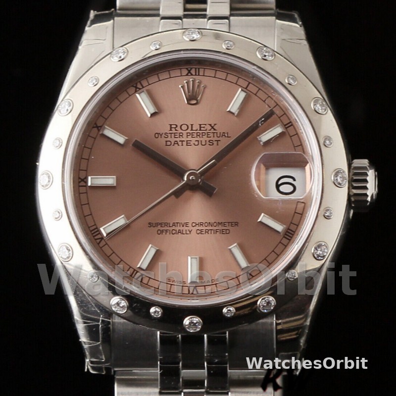 Rolex Datejust 178344 Pink Dial Jubilee Bracelet 31MM Lady Replica Watch