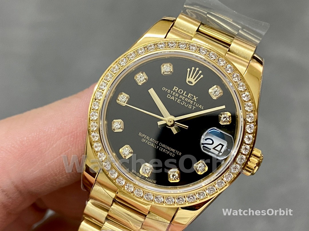 Rolex Datejust 179138 Black diamond Dial 26MM Lady Replica Watch