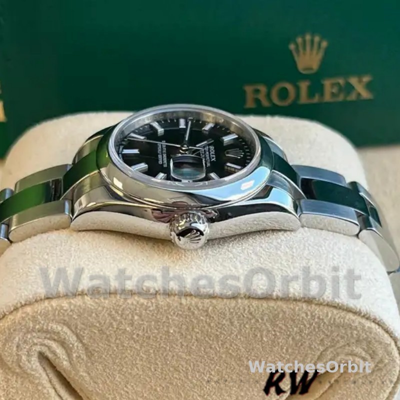 Rolex Datejust 179160 Black Index Dial Domed Bezel 26MM Lady Replica Watch