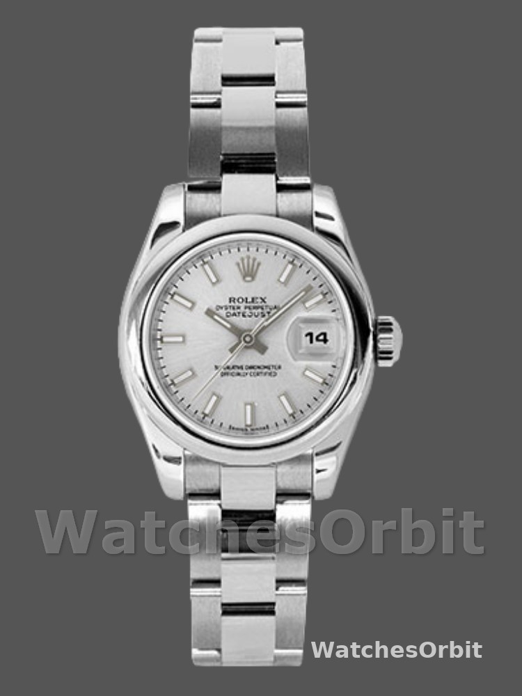 Rolex Datejust 179160 Domed Bezel Silver Index Dial 26MM Lady Replica Watch
