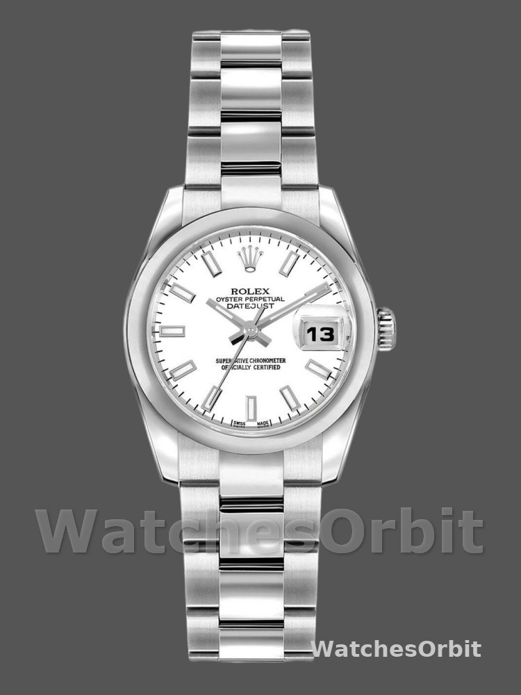 Rolex Datejust 179160 Domed Bezel White Index Dial 26MM Lady Replica Watch