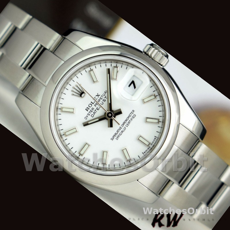 Rolex Datejust 179160 Domed Bezel White Index Dial 26MM Lady Replica Watch