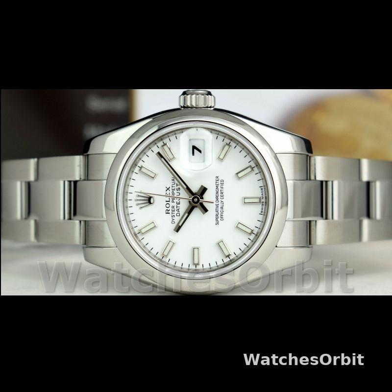 Rolex Datejust 179160 White Index Dial Domed Bezel 26MM Lady Replica Watch
