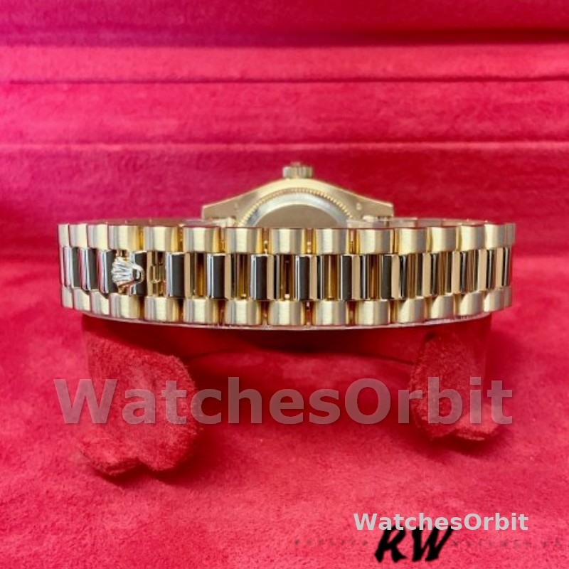 Rolex Datejust 179178 Blue Diamonds Dial Yellow Gold 26MM Lady Replica Watch