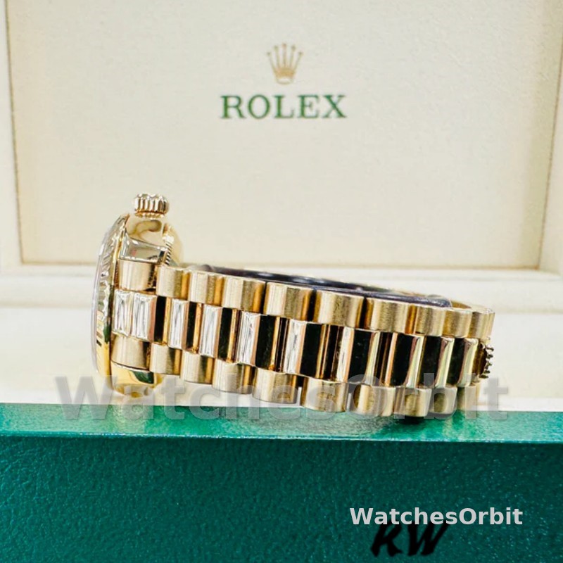 Rolex Datejust 179178 Mother of Pearl Diamonds Dial Yellow Gold 26MM Lady Replica Watch