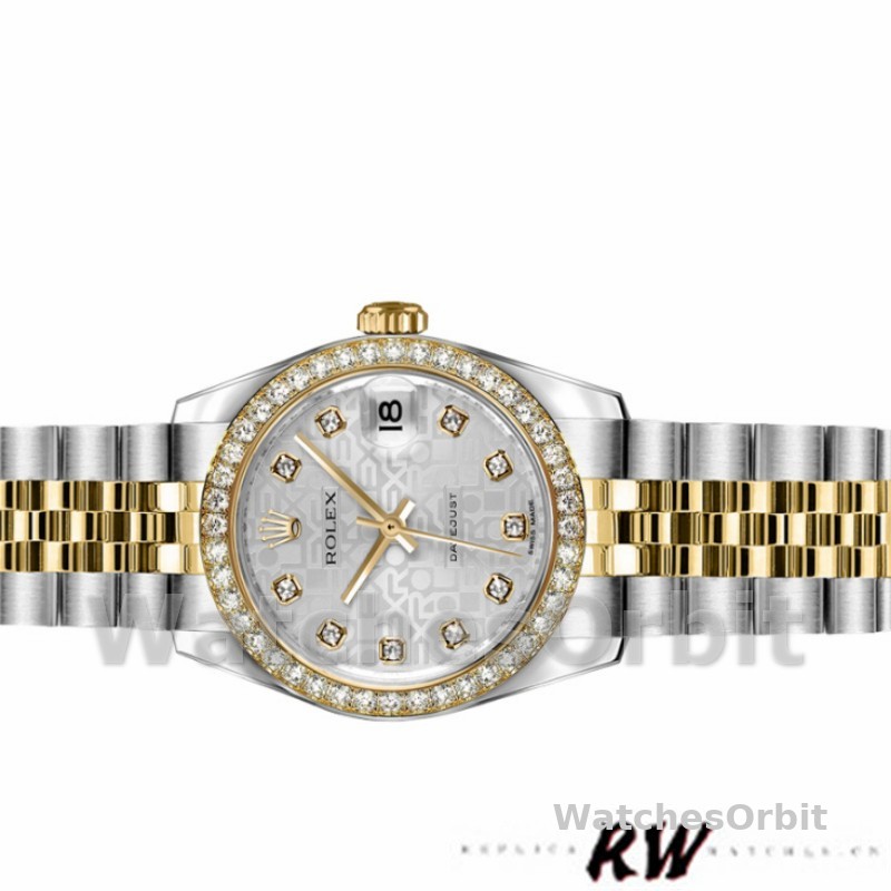 Rolex Datejust 179383 Silver Jubilee Dial 26MM Lady Replica Watch