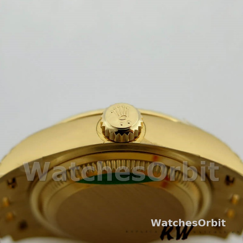 Rolex Datejust 279178 Silver Dial Diamond Yellow Gold 28mm Lady Replica Watch