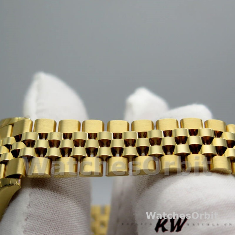 Rolex Datejust 279178 Silver Dial Diamond Yellow Gold 28mm Lady Replica Watch