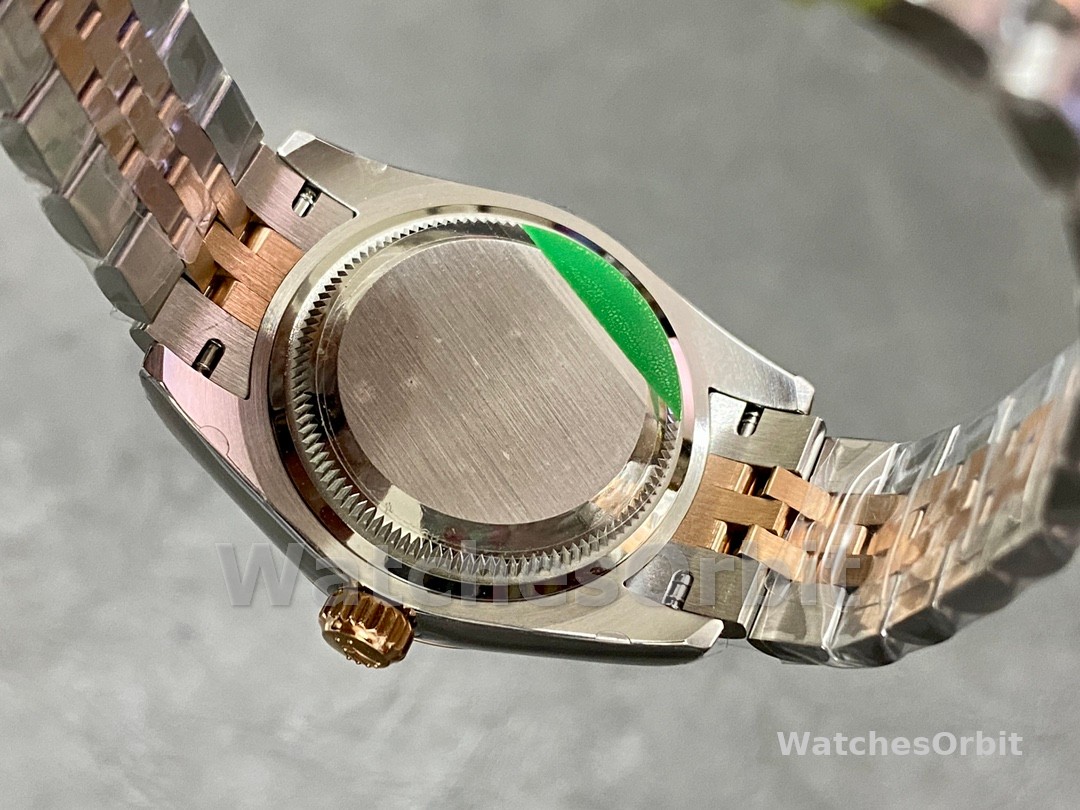 Rolex Datejust 28 Stainless Steel and Everose Gold 279171 0023 Rose Index Jubilee Lady Watch