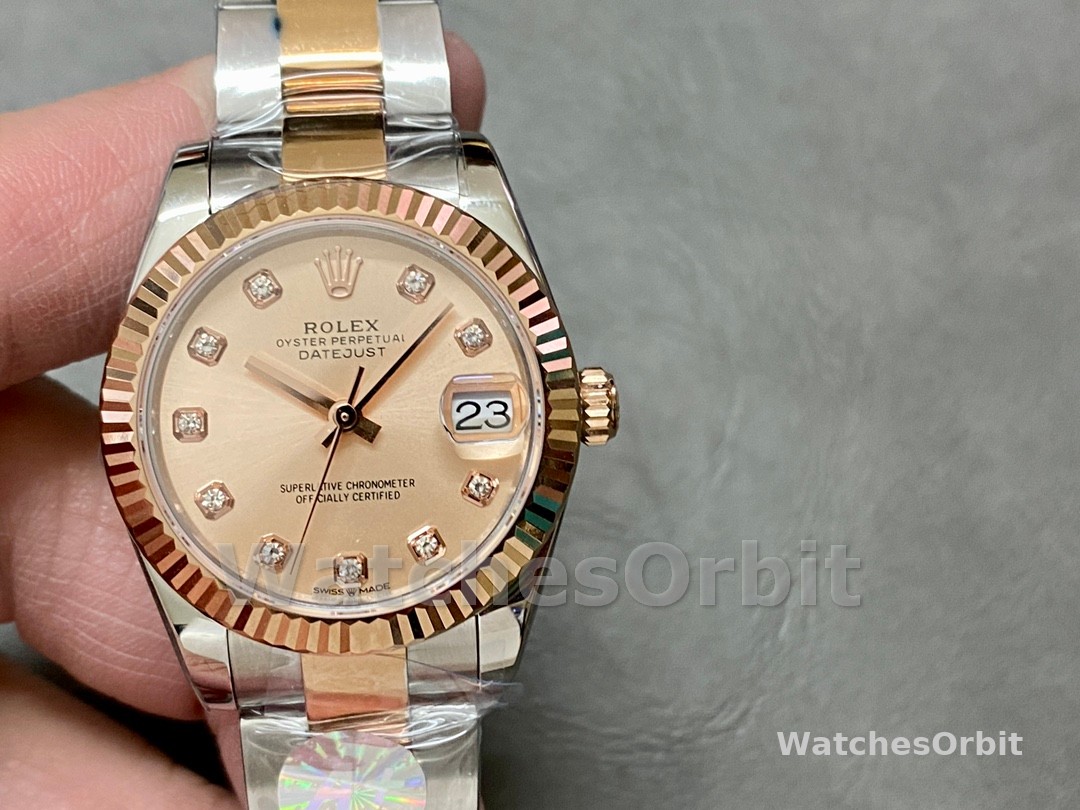 Rolex Datejust 31 Rose Diamond Dial 278271 0023 Women's Watch
