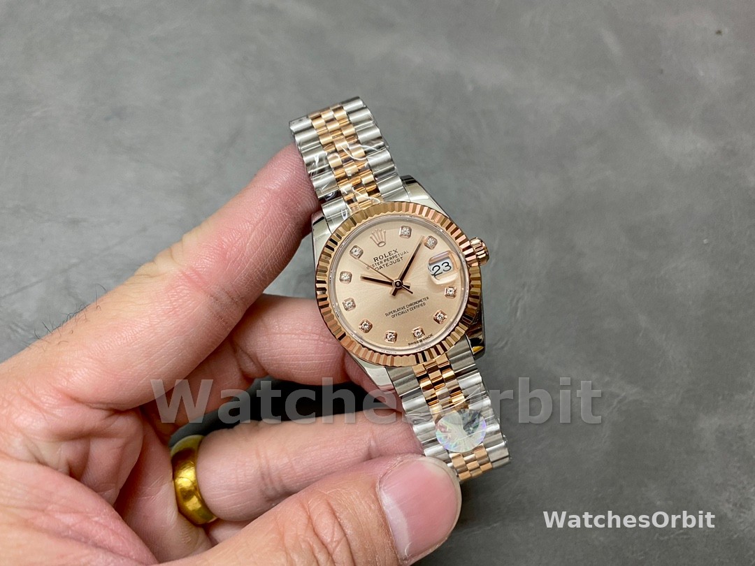 Rolex Datejust 31 Rose Diamond Dial M278271 0024 Women's Watch