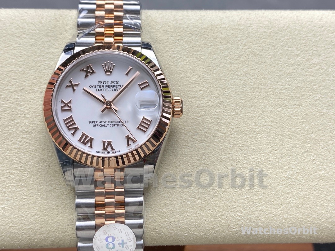 Rolex Datejust 31 White Roman Numeral Dial 278271 0002 Watch