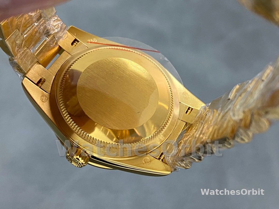 Rolex Datejust 31 Yellow Gold Silver Diamond Dial Diamond Bezel M278288RBR 0028 Women's Watch