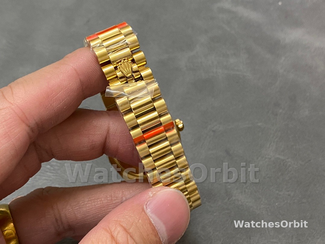 Rolex Datejust 31 Yellow Gold Silver Diamond Dial M278278 0034 Women's Watch