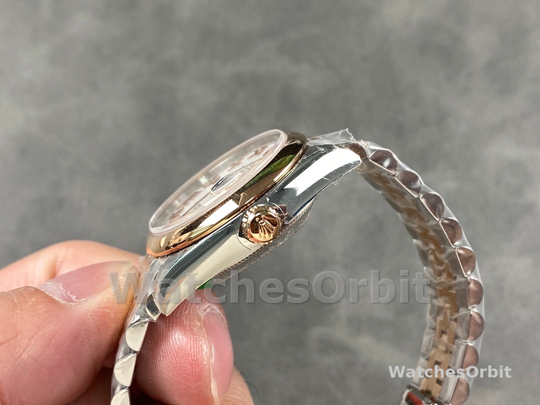 Rolex Datejust 31mm Stainless Steel and Rose Gold 278241 0002 White Roman Jubilee