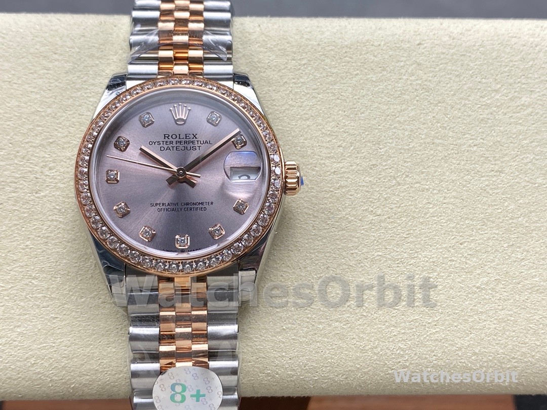 Rolex Datejust 31mm Stainless Steel and Rose Gold 278381RBR 0024 Rose Diamond Jubilee