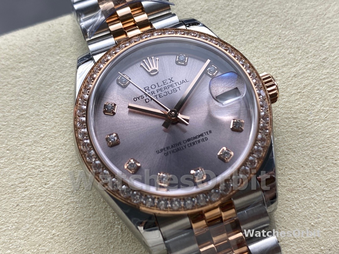 Rolex Datejust 31mm Stainless Steel and Rose Gold 278381RBR 0024 Rose Diamond Jubilee