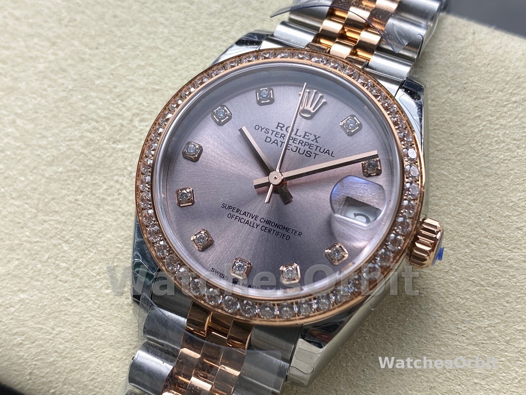 Rolex Datejust 31mm Stainless Steel and Rose Gold 278381RBR 0024 Rose Diamond Jubilee