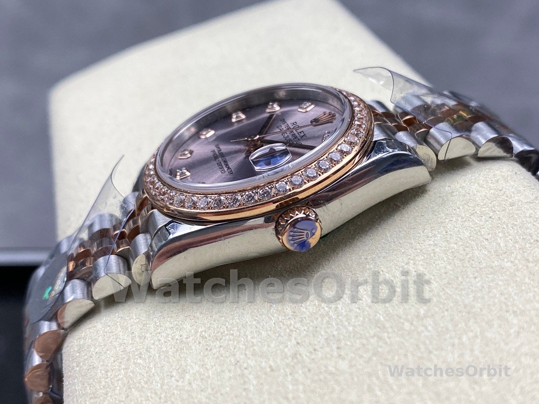 Rolex Datejust 31mm Stainless Steel and Rose Gold 278381RBR 0024 Rose Diamond Jubilee