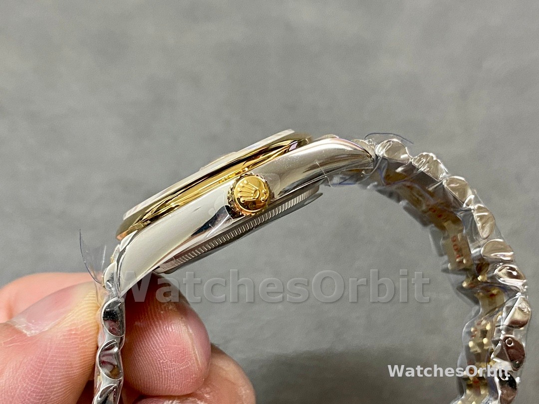 Rolex Datejust 36 Champagne Diamond 116203 0173 Women's Watch