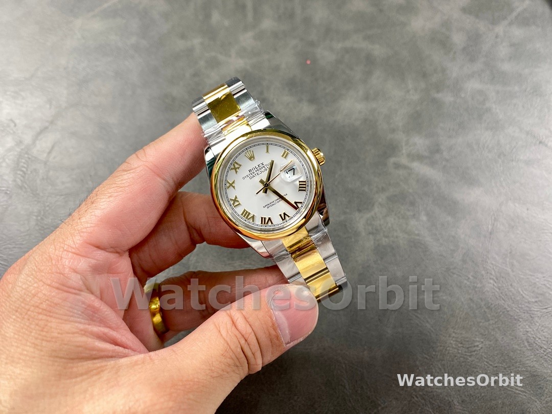 Rolex Datejust 36 White Dial Roman Numerals 126203 0030 Replica Watch
