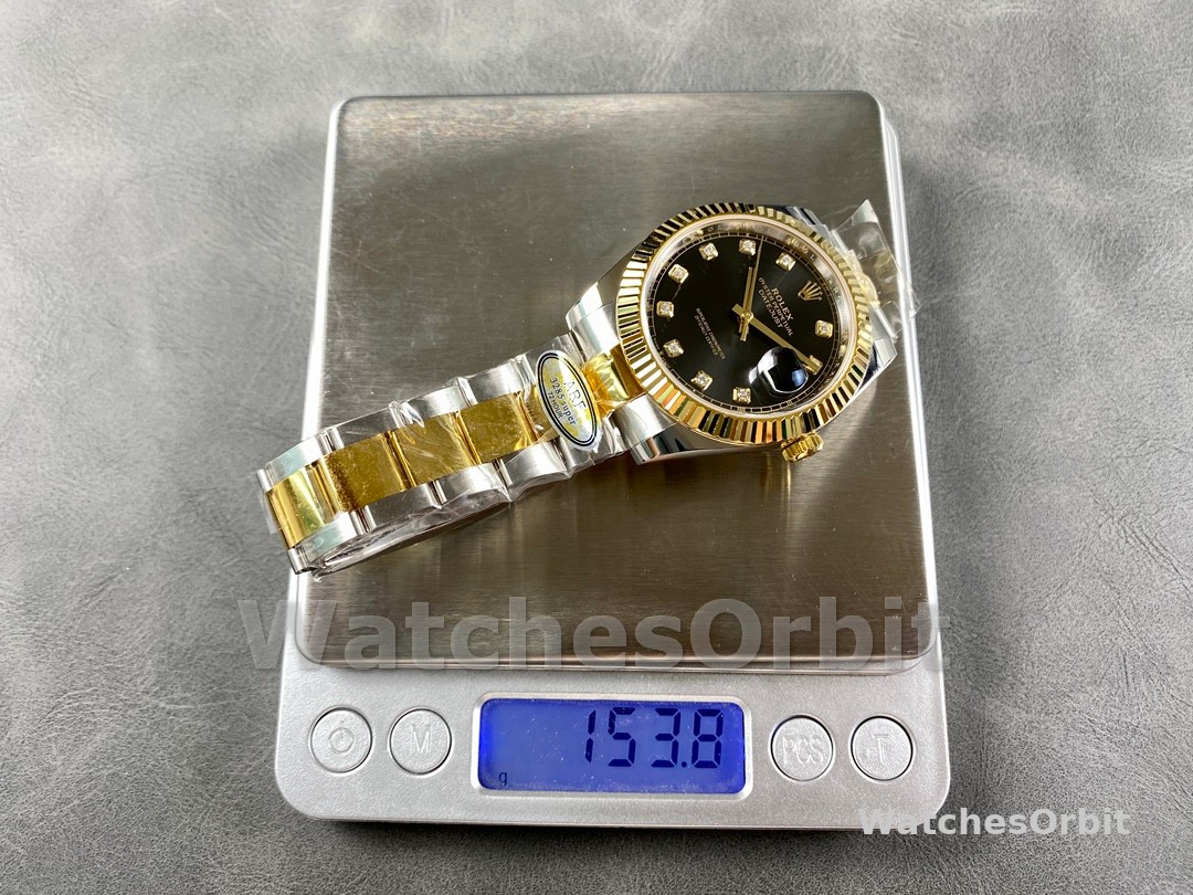 Rolex Datejust 41 Black Diamond Dial M126333 0005 Men's Watch