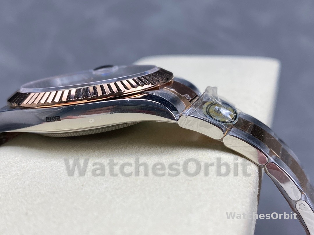 Rolex Datejust 41 Everose Gold Black Dial Oyster Bracelet 126331