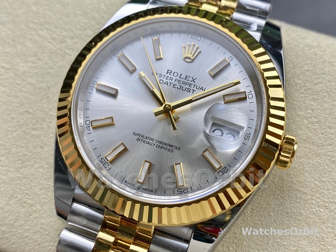 Rolex Datejust 41 Jubilee Bracelet Silver Dial M126333 0002 Men's Watch
