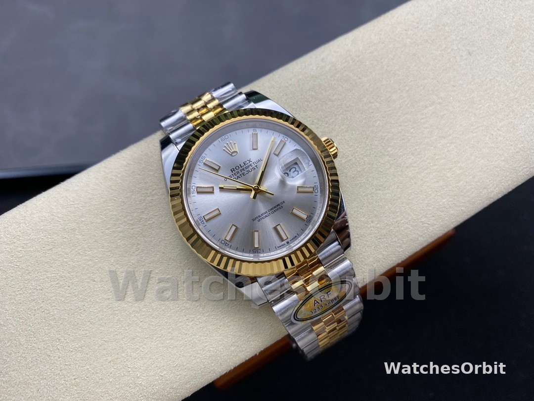 Rolex Datejust 41 Jubilee Bracelet Silver Dial M126333 0002 Men's Watch