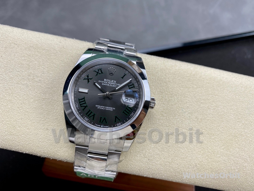 Rolex Datejust 41 Oyster Stainless Steel Slate M126300 0013 Men's Watch