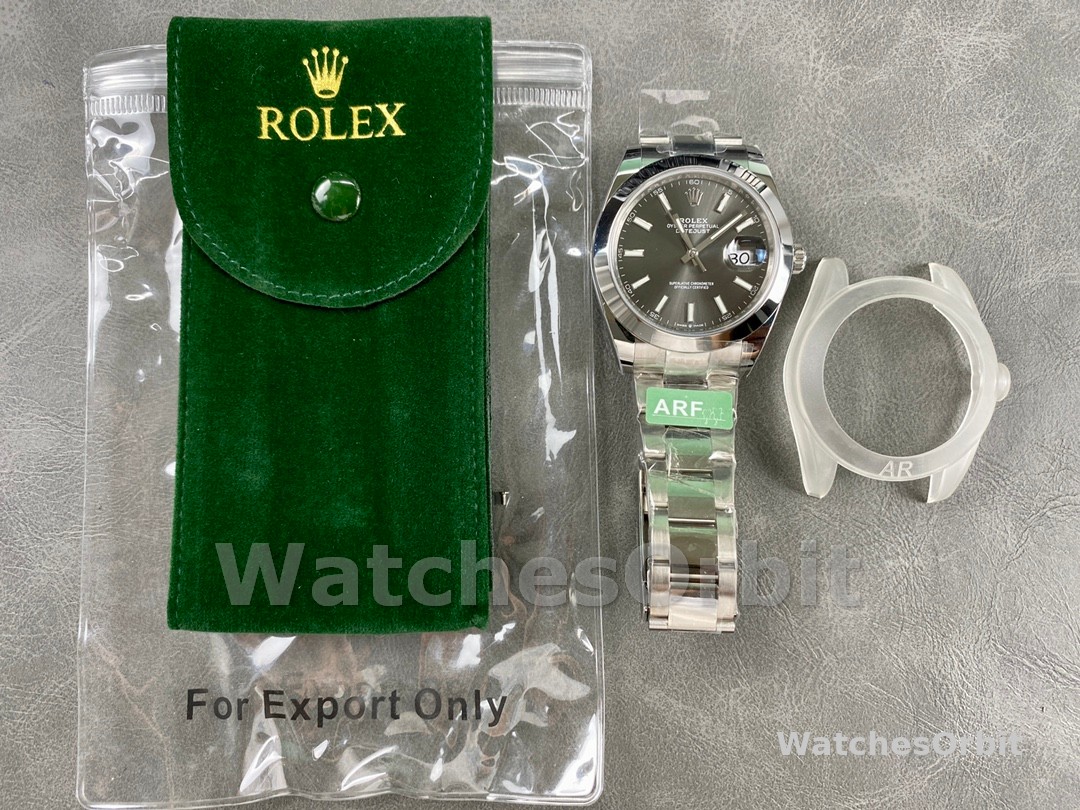Rolex Datejust 41 Stainless Steel Slate Dial M126300 0007 Men's Watch