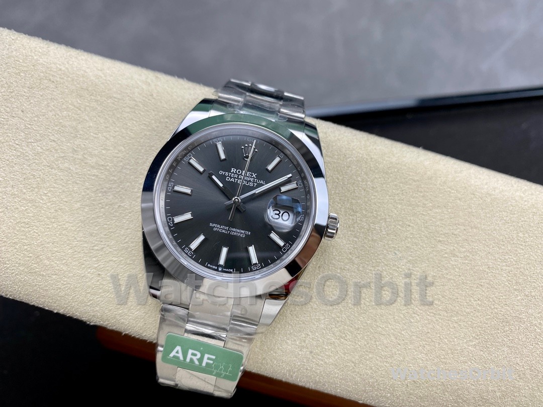 Rolex Datejust 41 Stainless Steel Slate Dial M126300 0007 Men's Watch