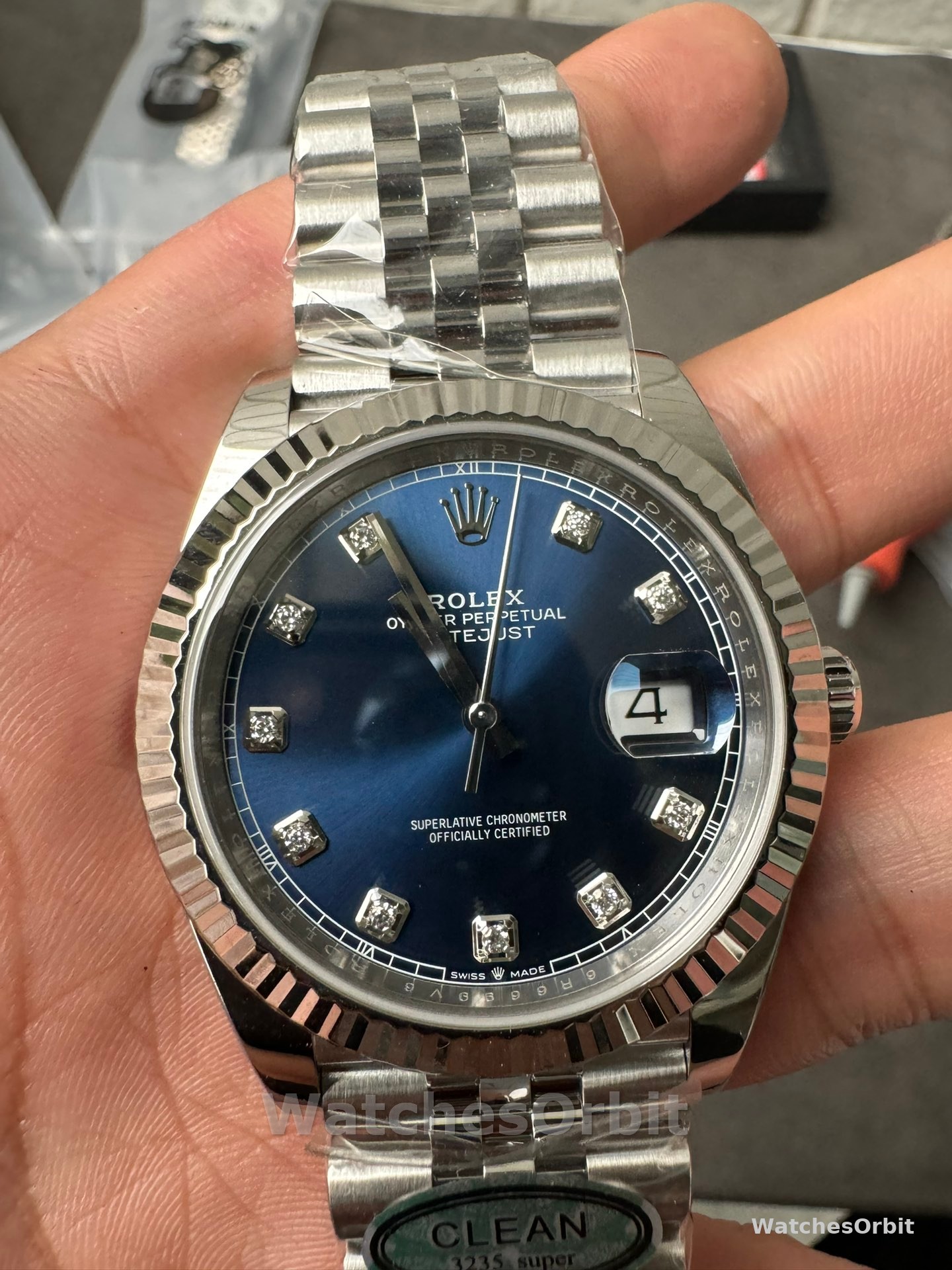 Rolex Datejust 41 White Gold Blue Dial 126334 0016