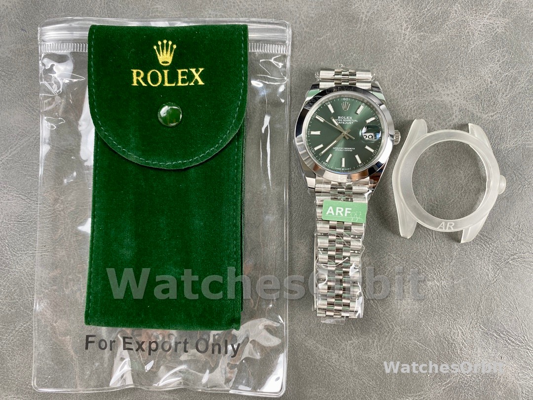Rolex DateJust 41mm m126300 0020 Oystersteel Jubilee Mint Green Dial