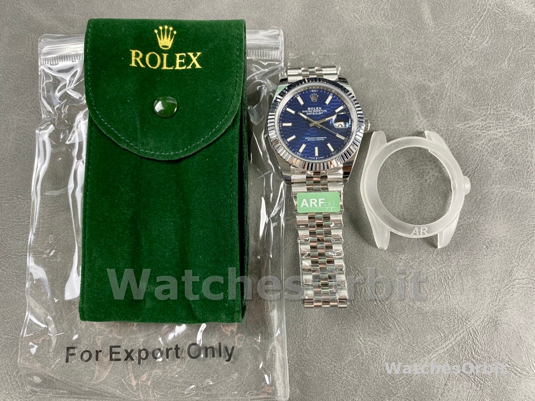 Rolex Datejust 41mm Stainless Steel 126334 Blue Index Jubilee Men's Watch
